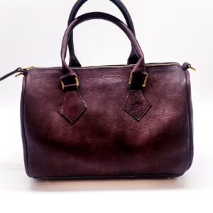 Radiance Leather Jaber Mini Handbag - The Essential Accessory Every Woman Needs -100% Cowhide with Seal Print Vintage