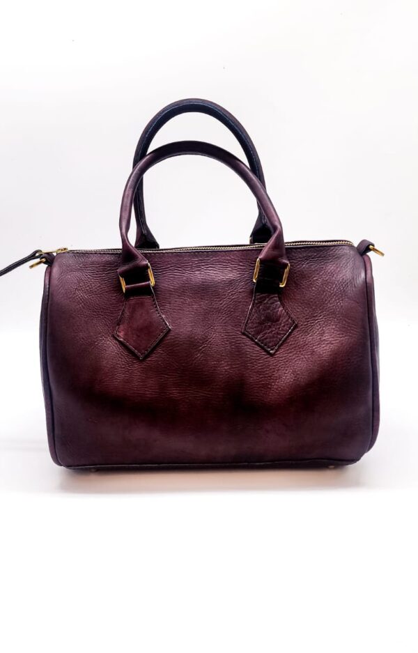 Radiance Leather Jaber Mini Handbag - The Essential Accessory Every Woman Needs -100% Cowhide with Seal Print Vintage