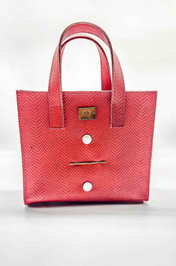 Radiance Leather Anyango Mini Tote Bag with 100% Cowhide