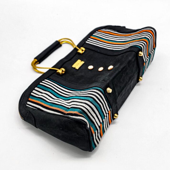 Radiance Leather Raza Clutch – A Stunning Beauty for Every Elegant Woman - 100% Cowhide with Pull up Print Green