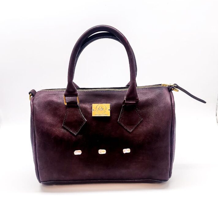 Jaber Mini Handbag Vintage-100% Cowhide with Cobra Print